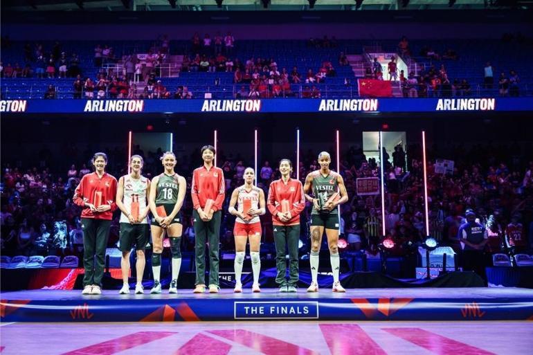 Milletler Liginde şampiyon Filenin Sultanları oldu Türkiye 3-1 Çin