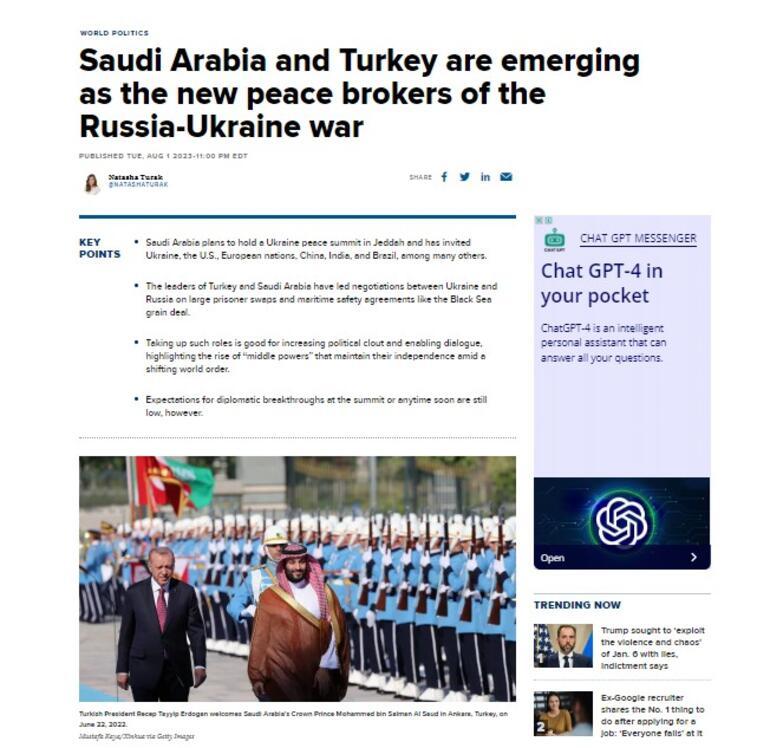 Şoke eden kararın arkasındaki iki isim: Erdoğan ve Prens bin Salman.... ABD medyası yazdı: Yeni bir dünya kuruluyor