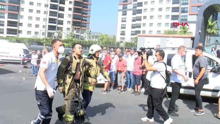 Bayrampaşada iş merkezinde yangın Mahsur kalan 9 kişi kurtarıldı