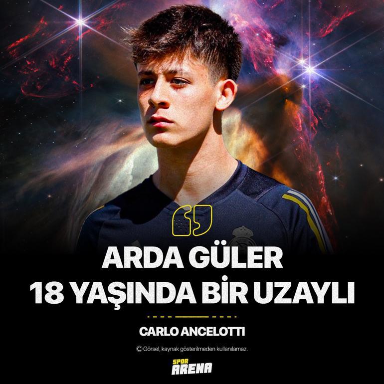 Real Madridde Carlo Ancelottiden Arda Gülere çok konuşulan övgü: Uzaylı
