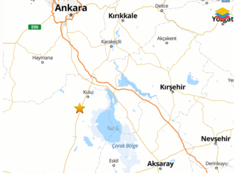 Konyada 4,8 büyüklüğünde deprem... Ankara ve çevre illerden de hissedildi