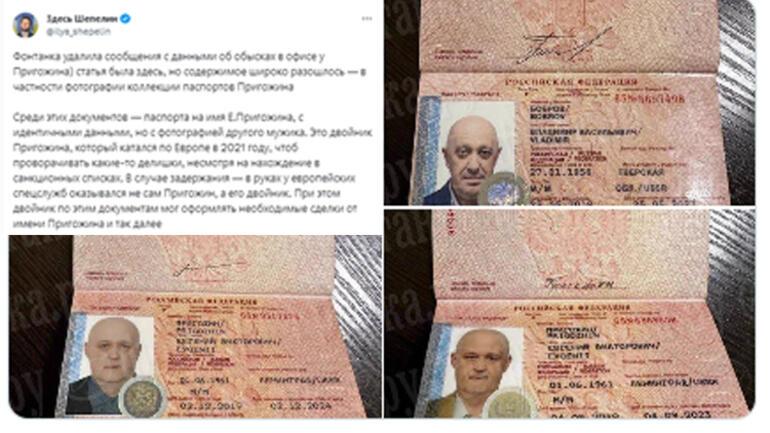 Prigojin hayatta ve intikamını planlıyor Ortalığı karıştıran iddia: Pasaport görüntüleri sosyal medyada...