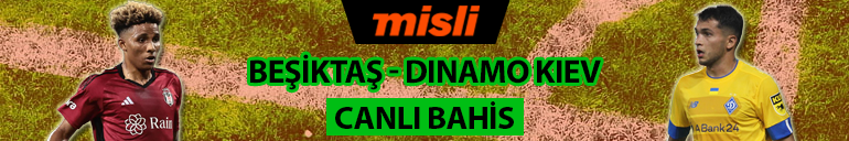 Beşiktaşta savunmadan 2 eksik, Dinamo Kievde yıldız oyuncu kadroda yok Konferans Ligi iddaa oranları...