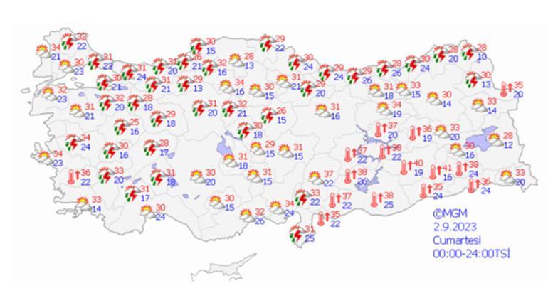 Meteoroloji uyardı İstanbul ve Ankaraya sağanak yağış geliyor