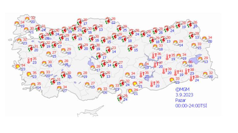 Meteoroloji uyardı İstanbul ve Ankaraya sağanak yağış geliyor