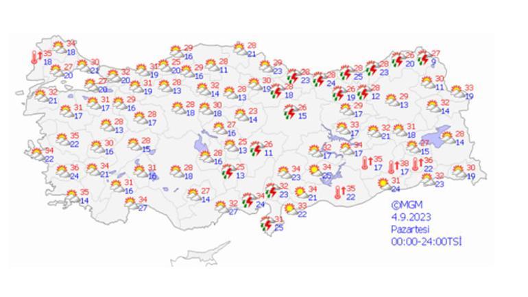 Meteoroloji uyardı İstanbul ve Ankaraya sağanak yağış geliyor