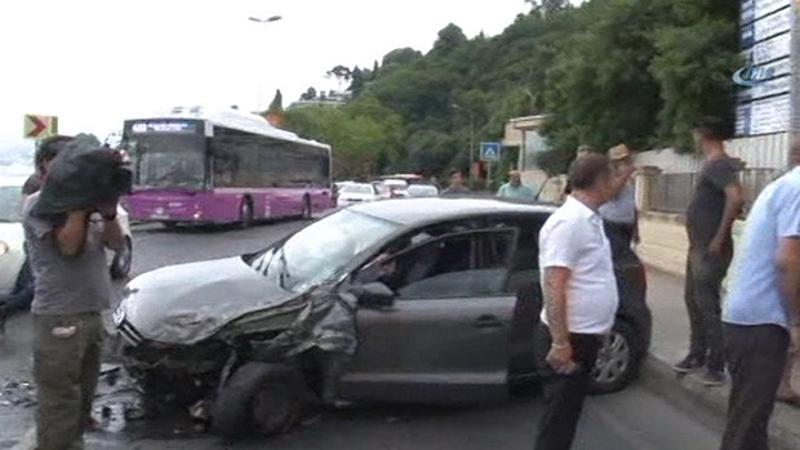 Tarabya'da trafik kazası