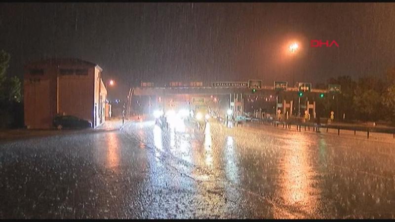 İstanbul ve Tekirdağ'da şiddetli yağmur