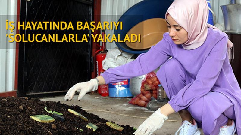 İş hayatında başarıyı 'solucanlarla' yakaladı