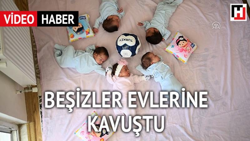 Gaziantepli beşizler evlerine kavuştu
