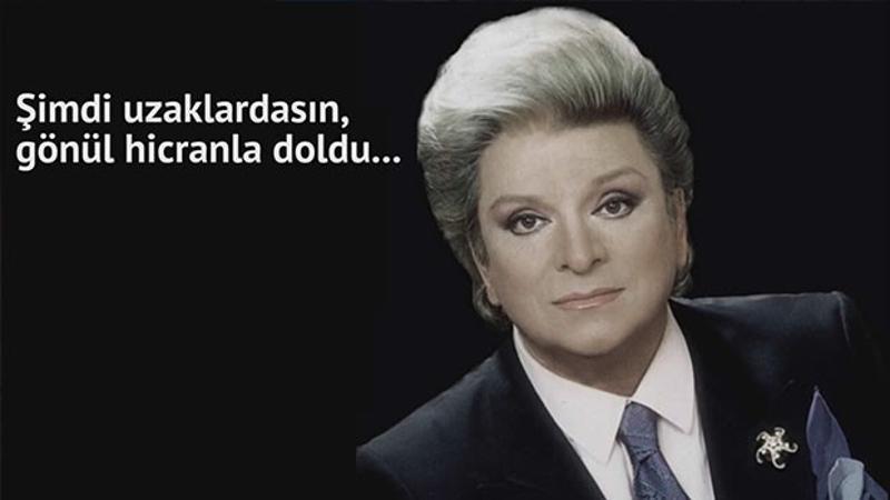 Şimdi uzaklardasın, gönül hicranla doldu...