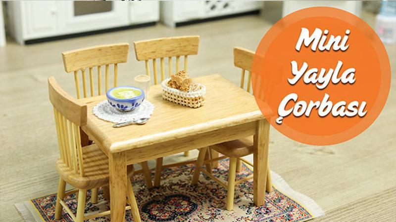 Mini Türk Mutfağı - Mini Ayran Çorbası