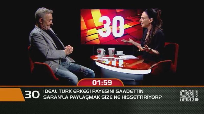İdeal Türk erkeği payesini Saadettin Saran'la paylaşmak size ne hissettiriyor?