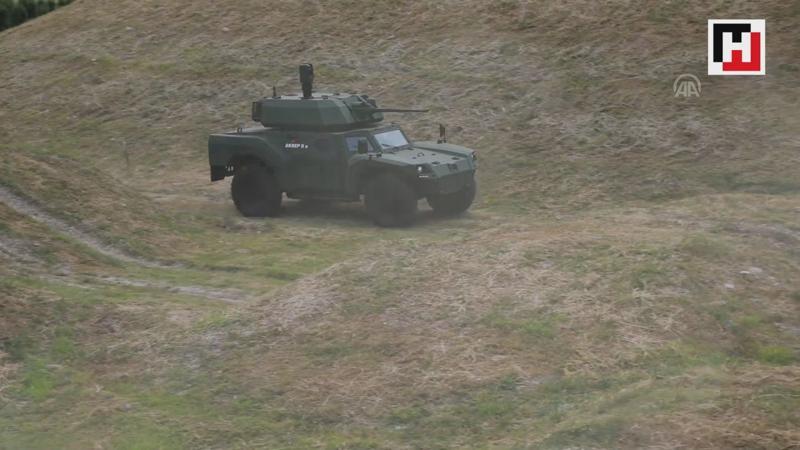 Türkiye'nin elektrikli zırhlısı ilk kez araziye çıktı