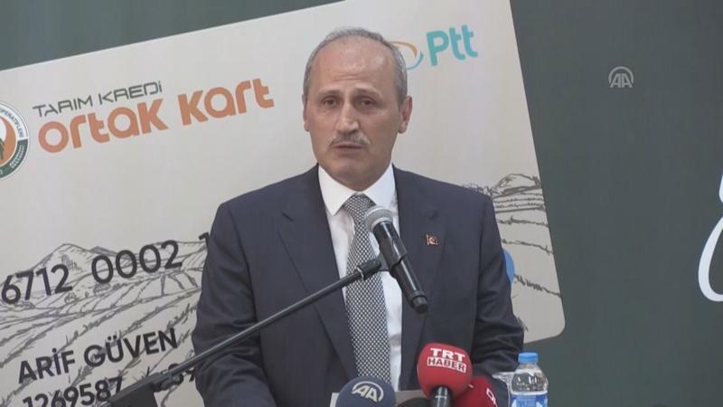 Bakan Turhan: "Tarım kartla nihai amacımız yüzlerin gülmesidir"