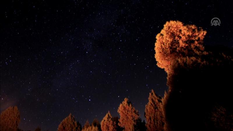 Domaniç'te perseid meteor yağmuru