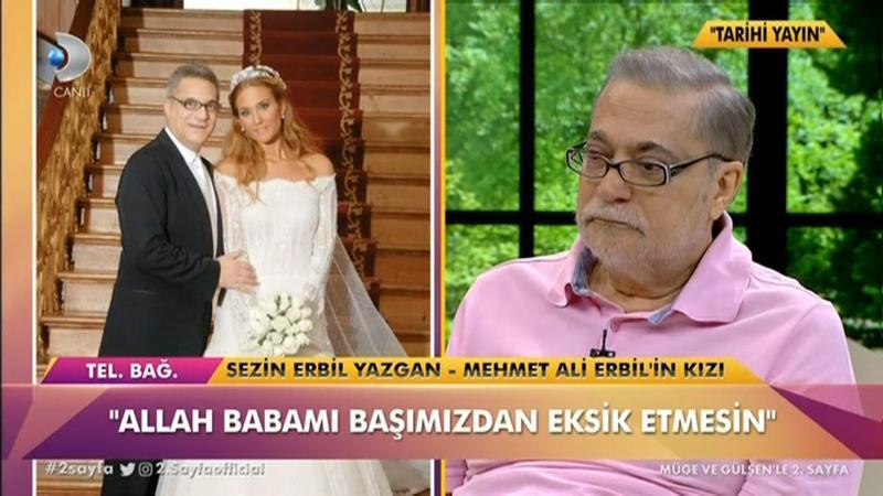 Mehmet Ali Erbil'in kızıyla duygusal anları