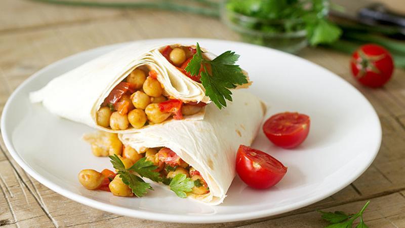 Veganlar da yiyebilir: Nohut dürüm
