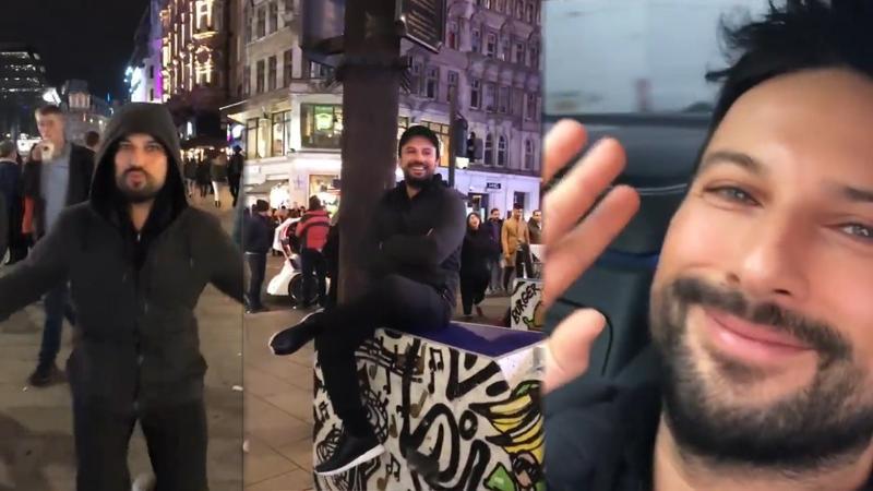 Megastar Tarkan Londra sokaklarında