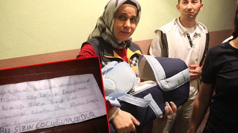 1,5 aylık bebek, kundağındaki notla terk edildi