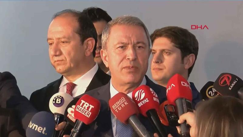 Bakan Akar, MHP ziyaretinin ardından açıklamalarda bulundu