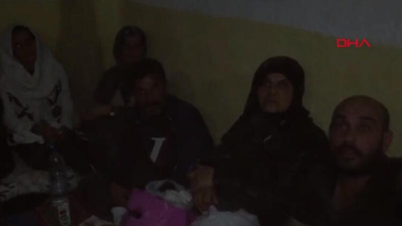 "Canlı kalkan" olarak kullanılan siviller kurtarıldı