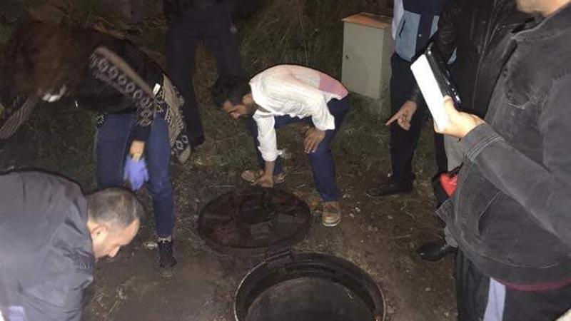 Kimyasal madde döken firmayı nöbet tutarak yakaladılar