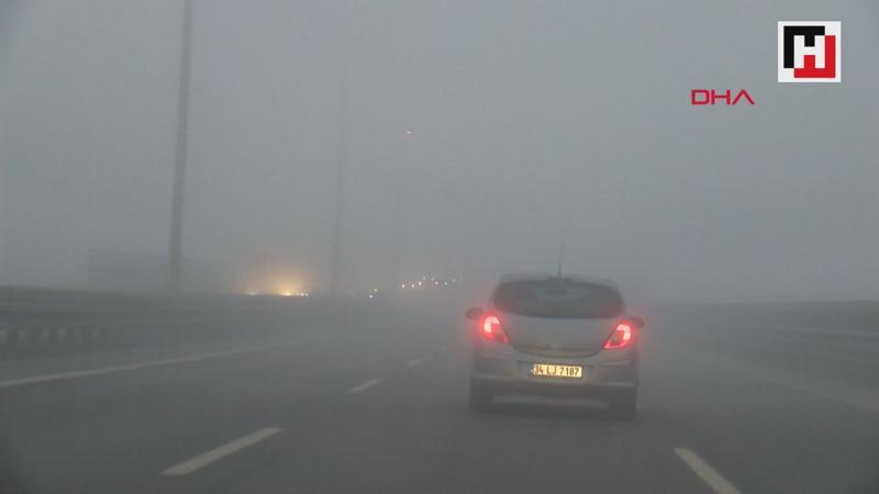 İstanbul'da sis etkili oluyor