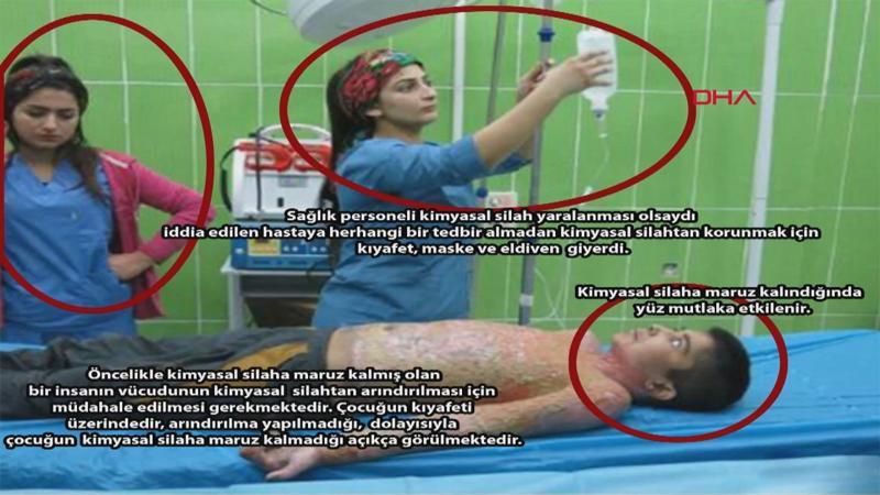 Terör örügütünün 'kimyasal yalanı' böyle ortaya çıktı