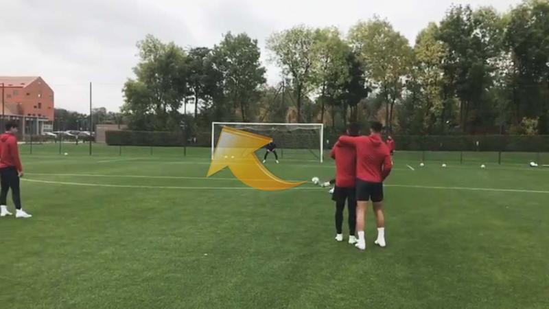 Yusuf Yazıcı'dan antrenmanda müthiş gol!