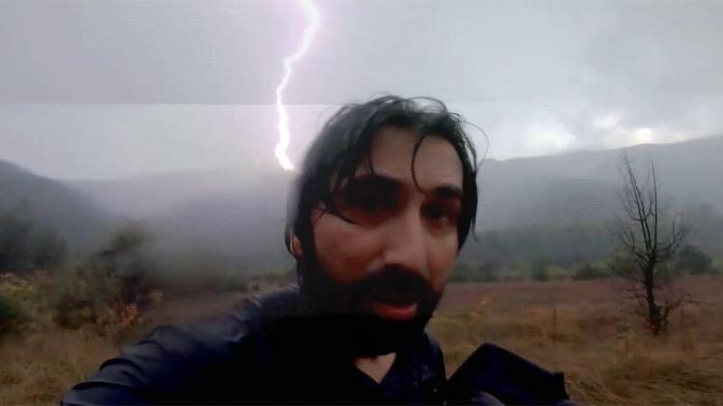 Uçurumda drone kurtarma operasyonu