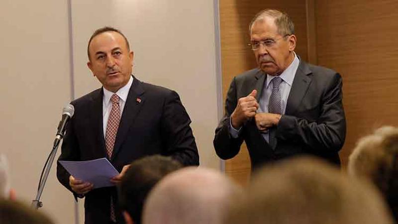 Dışişleri Bakanı Mevlüt Çavuşoğlu mutabakat muhtırasını okudu