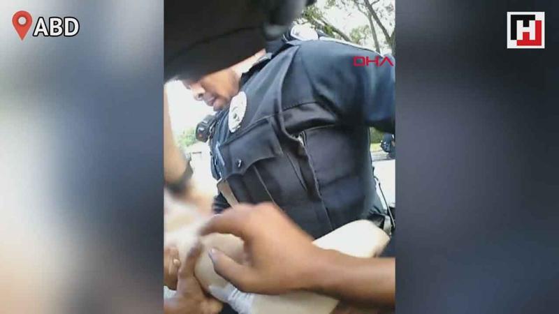 ABD polisi, nefes borusuna kraker kaçan bebeği böyle kurtardı