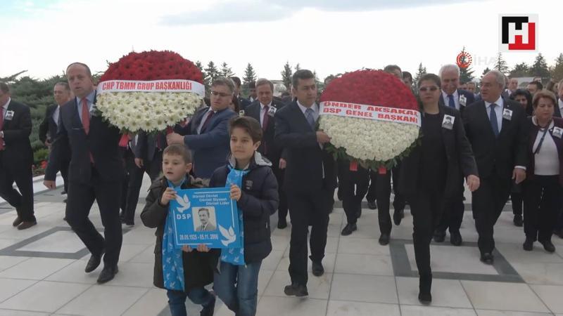 Bülent Ecevit vefatının 13’üncü yılında mezarı başında anıldı