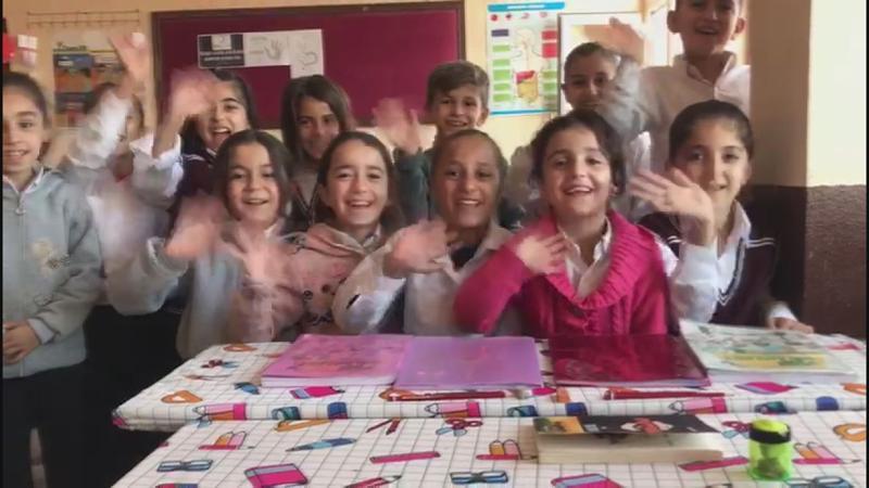 Minik öğrencilerden videolu teşekkür
