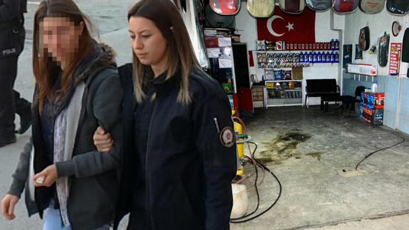 Eşinin dükkanına molotof kokteyli attı