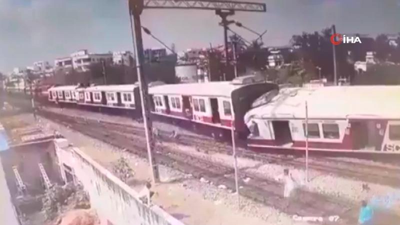 Hindistan’daki tren kazasının görüntüleri ortaya çıktı
