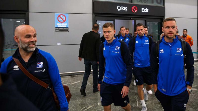 İzlanda Milli Takım kafilesi İstanbul'da