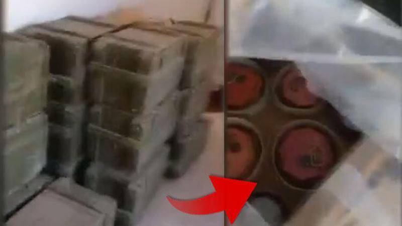 PKK/YPG'ye ait mayını deposu bulundu