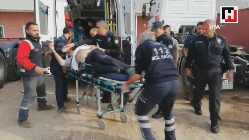 Kardeşini vurdu, işçisini rehin alıp kaçmaya çalıştı