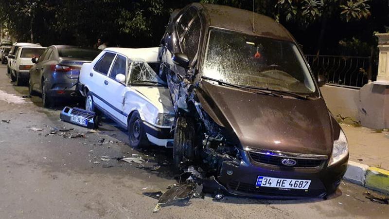 Polisten kaçan otomobilden feci kaza