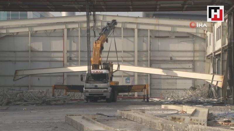 Atatürk Havalimanı'nda yıkım işlemlerine başlandı