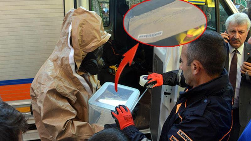 Cumhurbaşkanına yazılan mektuba siyanür incelemesi