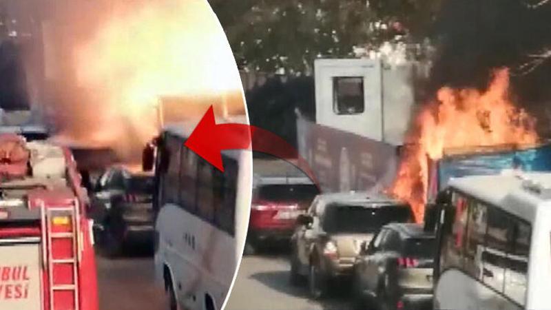Kadıköy’de korkutan patlama anı kamerada