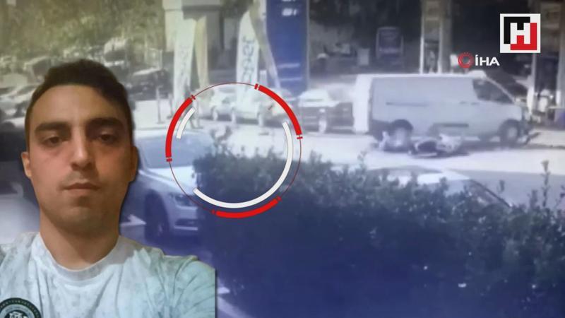 İstanbul’da motosikletli gencin feci ölümü kamerada