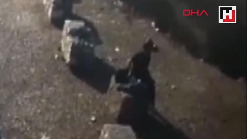 Genç kızın denize atlayıp, intihara kalkıştığı anlar, kamerada