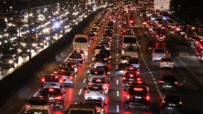 İstanbul'da trafik yoğunluğu