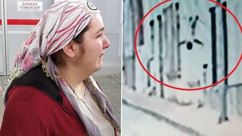 İkizlerden biri yere çakıldı, diğerini esnaf kurtardı