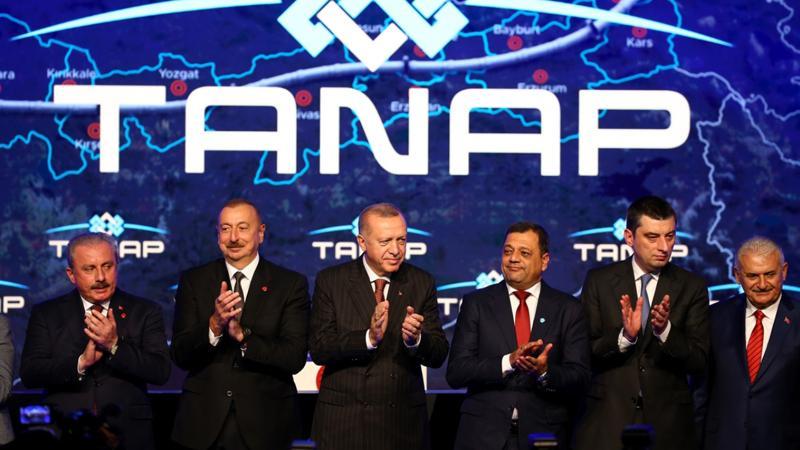 TANAP Avrupa'ya bağlandı
