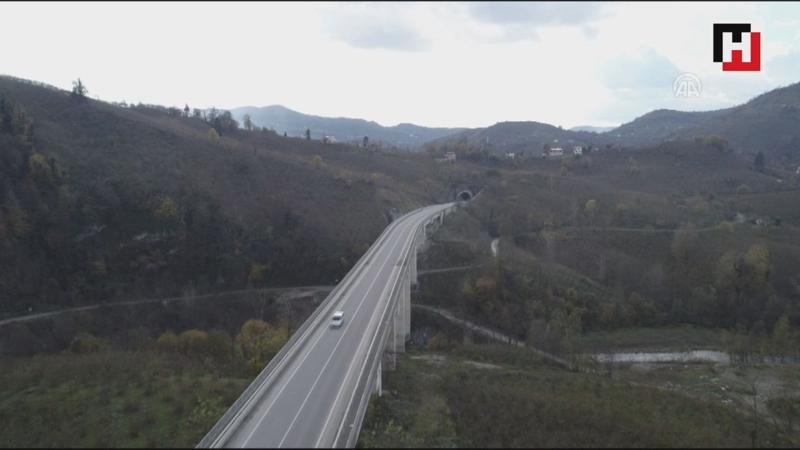 Karadeniz-Akdeniz Yolu'nun yüzde 95'i tamamlandı